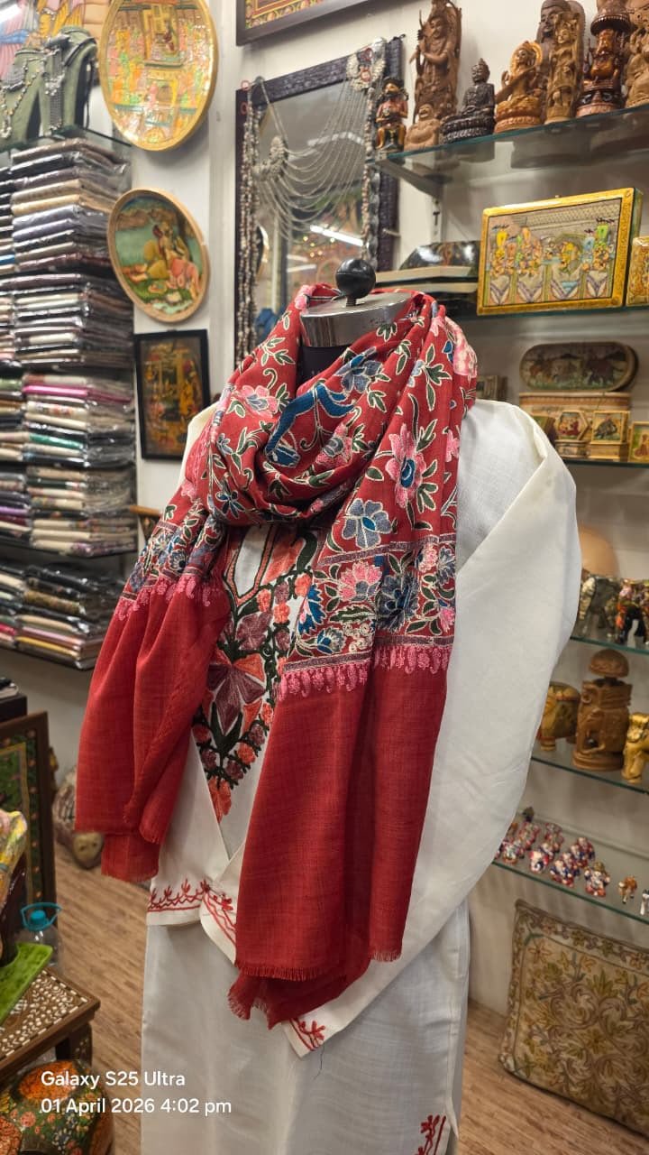 Royal Kashmir Pashmina Scarf (Style 8)